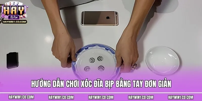 Hướng dẫn chơi xóc đĩa bịp bằng tay đơn giản
