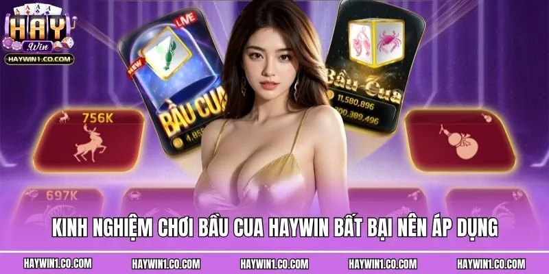Kinh nghiệm chơi bầu cua Haywin bất bại nên áp dụng