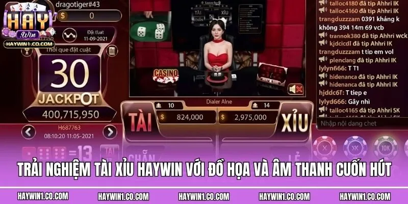 Trải nghiệm tài xỉu Haywin với đồ họa và âm thanh cuốn hút